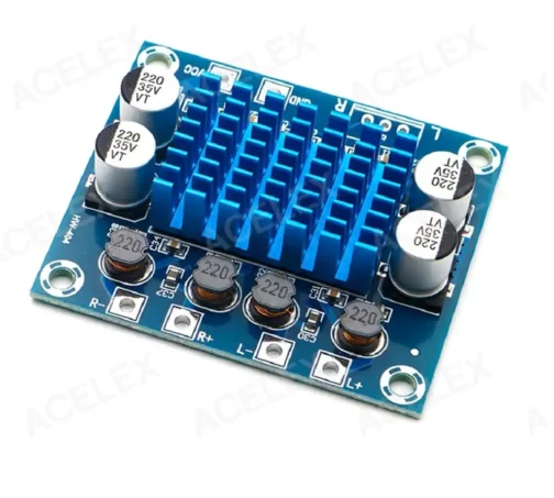 ⁦مكبر الصوت ستيريو 30 واط مزدوج - Amplificateur d'audio stéréo XH-A232 30w+30w⁩ - الصورة ⁦4⁩