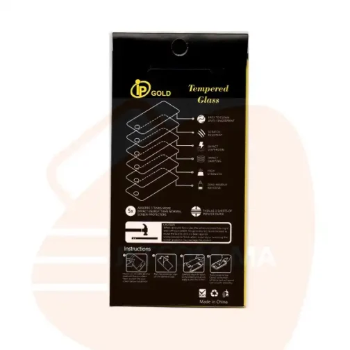 ⁦شاشة الحماية للهاتف - Glass Screen Protection Pro Phone Redmi 9 IP-GOLD 9H⁩ - الصورة ⁦2⁩