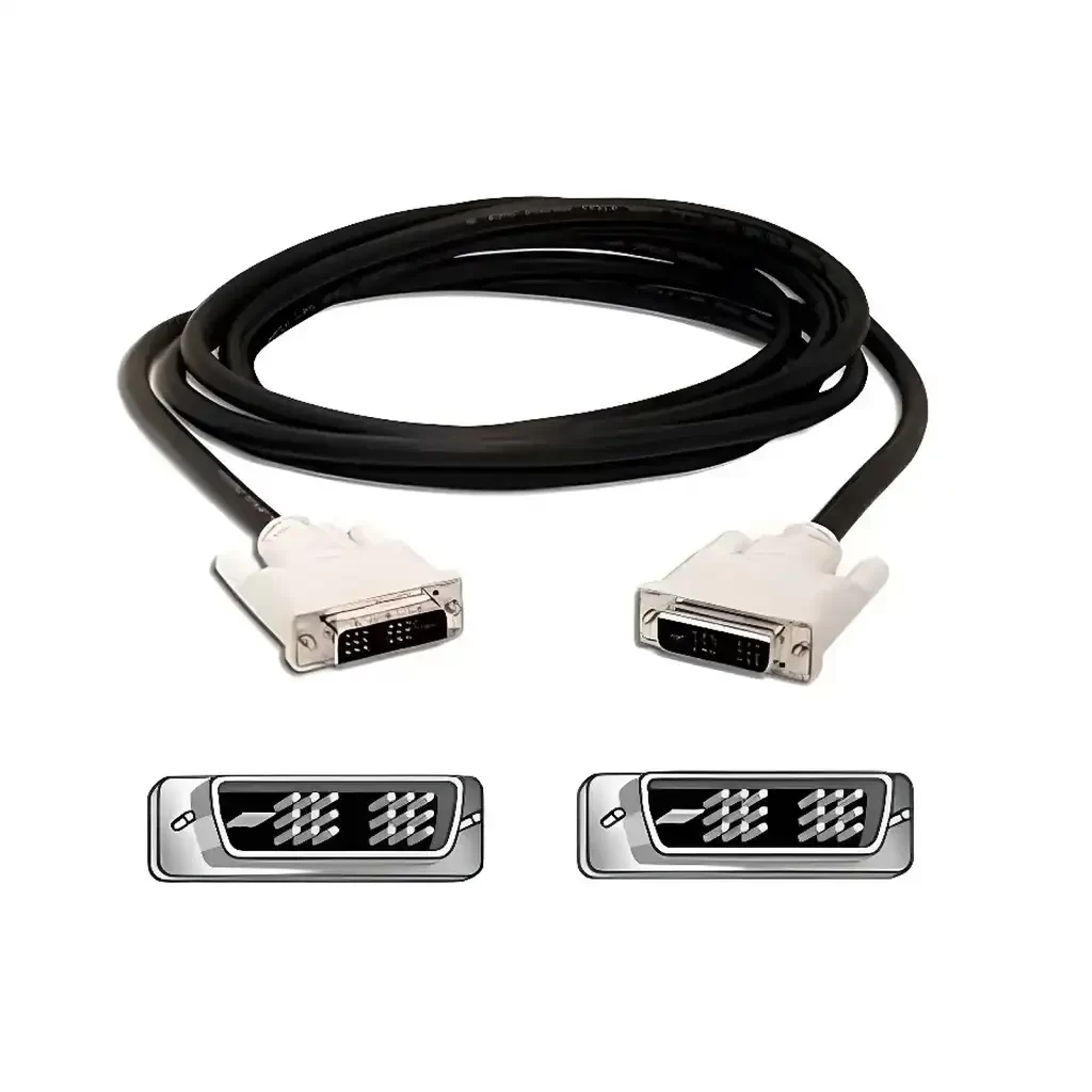 كابل رقمي للشاشة –  Cable DVI NUMERIQUE Digital Visual Male/Male 2m pour les écrans