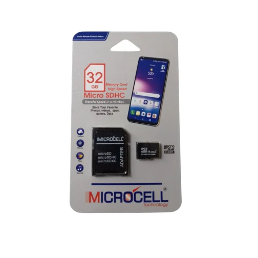 بطاقة الذاكرة 32 جيغا  - Carte mémoire MICROCELL 32GB classe10