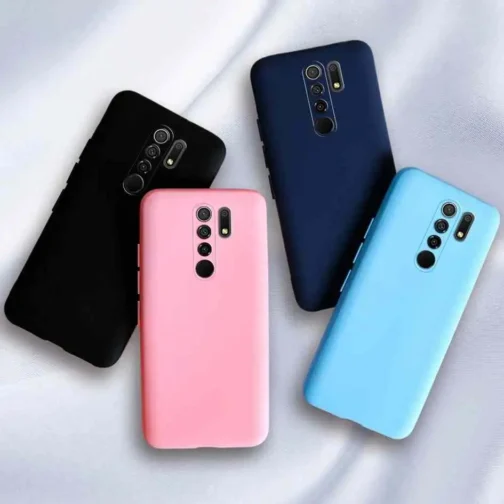 ⁦غلاف للهاتف - Pochette case smart phone Silicone case Rouge Redmi 9⁩ - الصورة ⁦2⁩