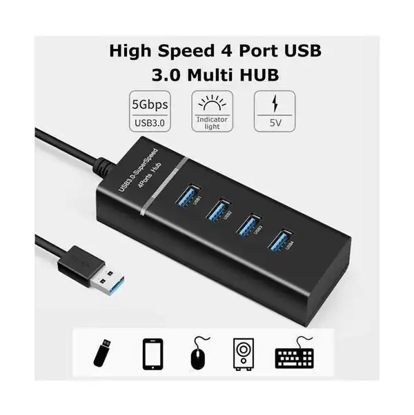 مأخد إي أس بي – Hub Usb3.0 4Port