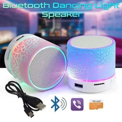 مكبر صوت صغير بلوثوت وردي - Mini Haut Parleur Bluetooth Carte mémoire Radio Usb Rouse