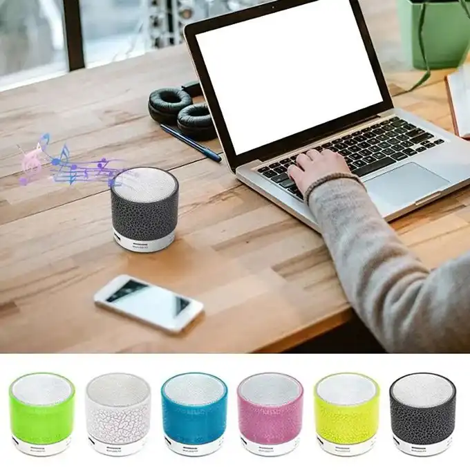 مكبر صوت صغير بلوثوت وردي - Mini Haut Parleur Bluetooth Carte mémoire Radio Usb Rouse - الصورة 4