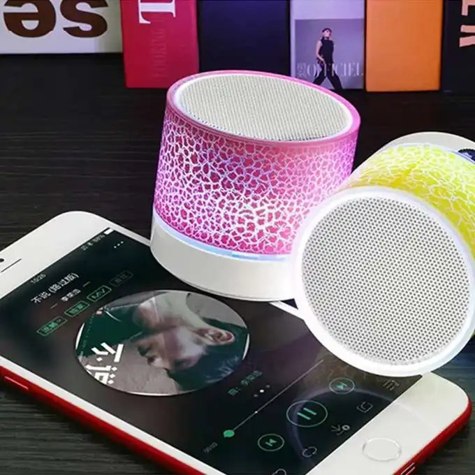 مكبر صوت صغير بلوثوت وردي - Mini Haut Parleur Bluetooth Carte mémoire Radio Usb Rouse - الصورة 2