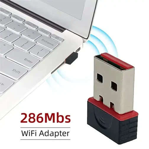 ⁦لاقط الأنترنيت ويفي - Carte réseau sans fil, adaptateur antenne Wifi, Clé Wifi, 802.11n⁩ - الصورة ⁦2⁩