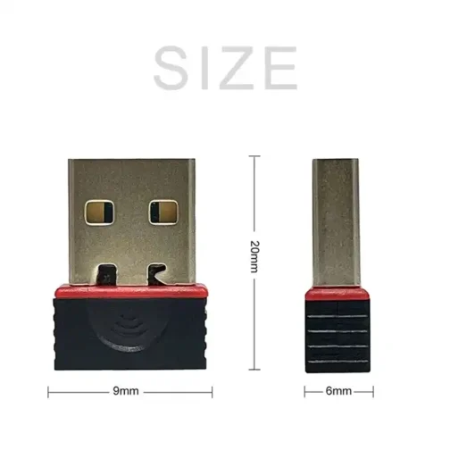 ⁦لاقط الأنترنيت ويفي - Carte réseau sans fil, adaptateur antenne Wifi, Clé Wifi, 802.11n⁩ - الصورة ⁦3⁩