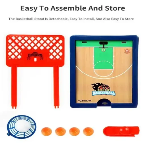 ⁦لعبة كرة السلة - Mini Jeux De Tir Au Doigt De Basket-Ball, Avec 4 Ball⁩ - الصورة ⁦4⁩