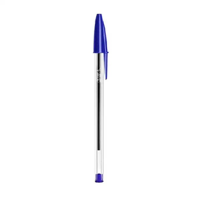 قلم حبر بيك أزرق-أسود-أحمر-أخضر / Stylo Bic Cristal Original Bleu-Noir-Rouge-Vert - الصورة 2