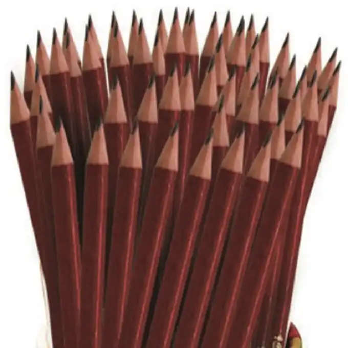 قلم الرصاص - Crayon Pencil HB2 M.School