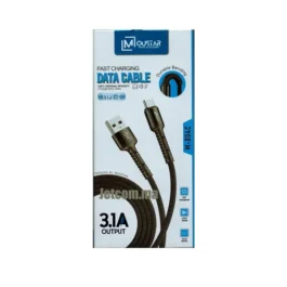 كابل للشحن – Cable de Charge Type-C MOUSTAR 3.1A M-004C