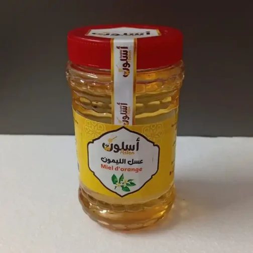 عسل طبيعي الليمون نصف كلغ تعاونية أسلون - Miel Naturel d'Orange 1/2Kg Coopérative Aslon