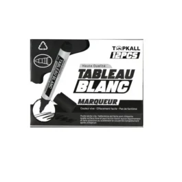 قلم فوتر للسبورة البيضاء – Marqueur Tableau Blanc Topkall Noir Tk-10004N