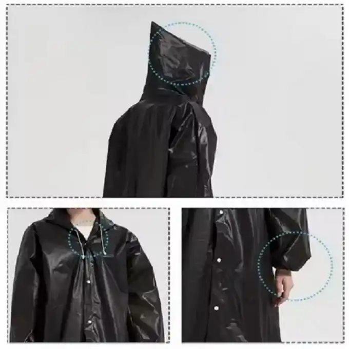 رداء مضاد للماء للذكور و الاناث - Imperméable unisexe 145x68cm pour femmes et hommes - الصورة 2