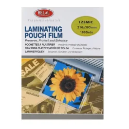 أغلفة بلاستيكية للحماية شفافة – Pochettes à Plastifier Laminating pouch film Bright Office 125MIC A4